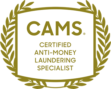 CAMS - CERTIFIED ANTI-MONEY LAUNDERING SPECIALIST Logo