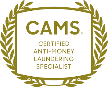 CAMS - CERTIFIED ANTI-MONEY LAUNDERING SPECIALIST Logo