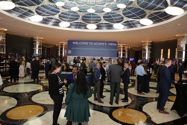 MENA Conference Recap Photo - Wide view of the networking hall